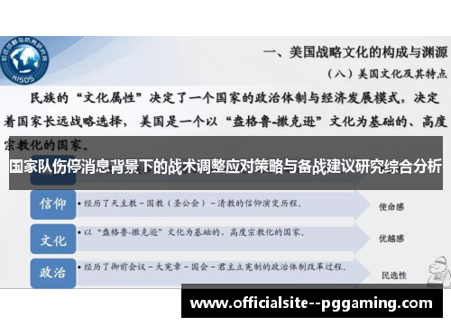 国家队伤停消息背景下的战术调整应对策略与备战建议研究综合分析